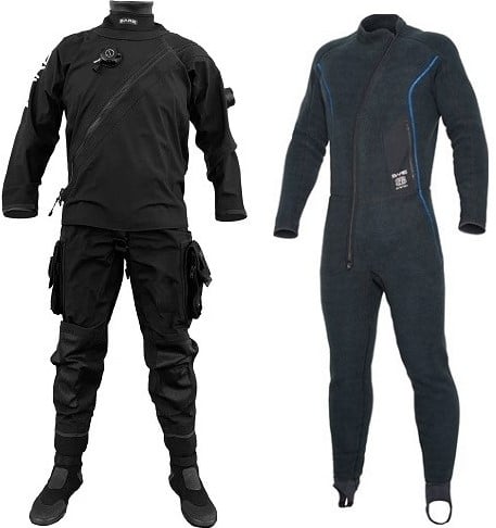 Bare Aquatrek Evo + Mid Layer Full Droogpakset