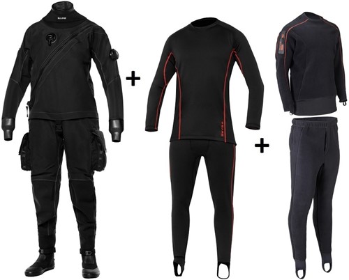 Bare X-Mission Evolution Tech Dry + Onderkleding Droogpakset