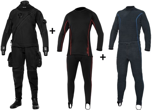Bare X-Mission Evolution Tech Dry + Onderkleding Droogpakset
