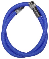 Inflator hose flex blue 