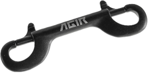 Agir Double ender 103mm - SS black