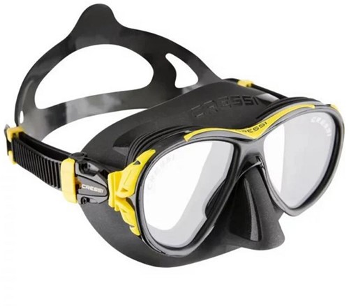 Cressi Naxos Black/Yellow Duikmasker