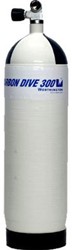 Carbon Duikfles 12 Liter Enkel 300Bar