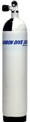 Carbon Duikfles 6,8 Liter Enkel 300Bar