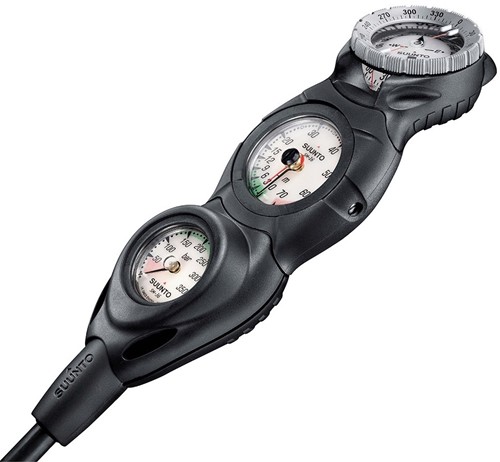 Suunto CB Three In-Line Console Manometer, Dieptemeter & Kompas