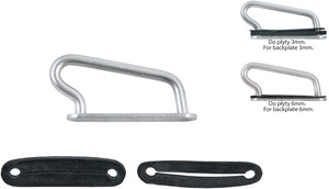 Tecline Chinch Adapter Met Schroef Voor 3mm En 6mm Backplate
