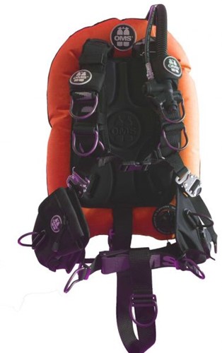 OMS AL, LAVA ORANGE / BLACK, Comfort Harness III Signature PF Mono 27 lb