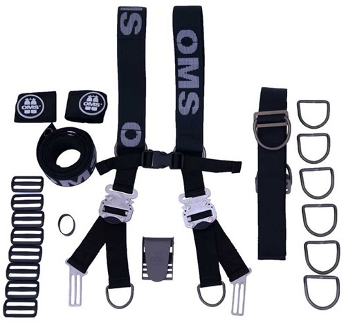 OMS Comfort Harness System III rigging kit AL complete with hardware