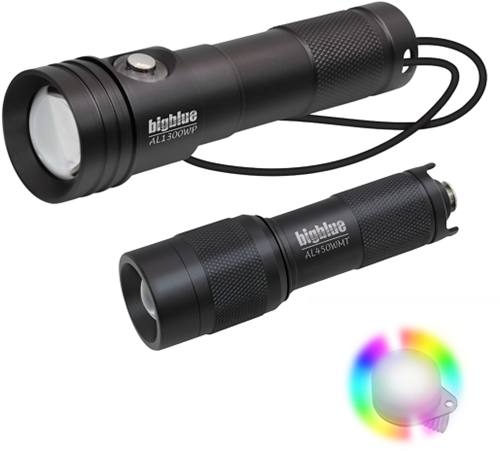 BigBlue Combo pack AL450WM Tail & AL1300WP & Easy Clip Eight Color Light