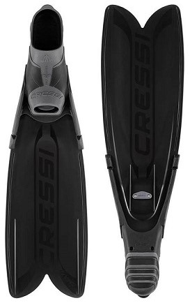 Cressi Gara Turbo Flex Fins Black 38/39