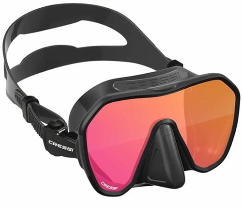 Cressi Z2 Small Mask Black/Black Ultravision Red Lenses