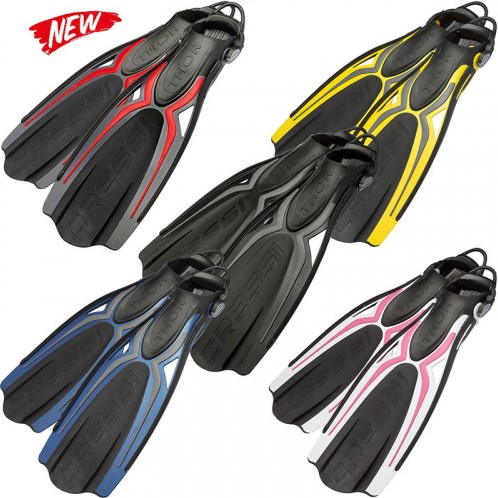 Cressi Thor Ebs Fins Black/Silver S/M (39/341)