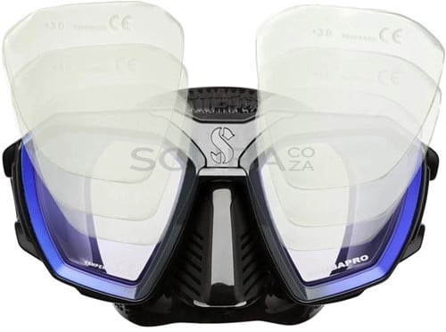 Scubapro D-Mask Duikbril Op Sterkte Met Min of Plus glazen