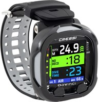 Cressi duikcomputer Da Vinci Black Grey