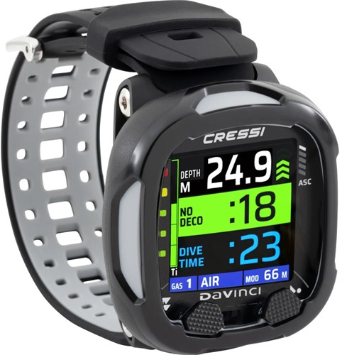 Cressi duikcomputer Da Vinci Black Grey