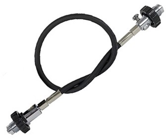 Overvulslang 300Bar Din/Din Viton - 2.00M