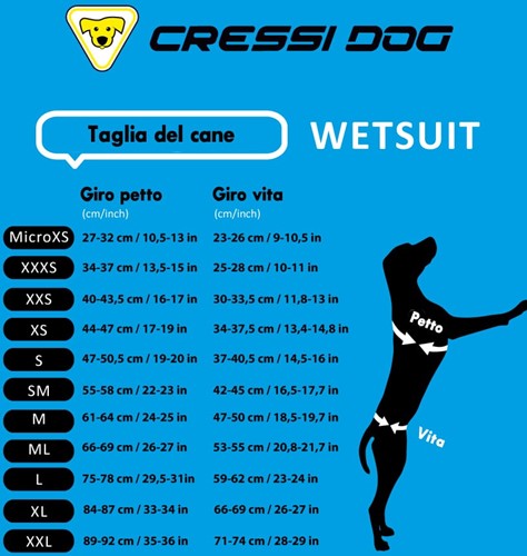 Cressi Dog Wetsuit 3mm-3