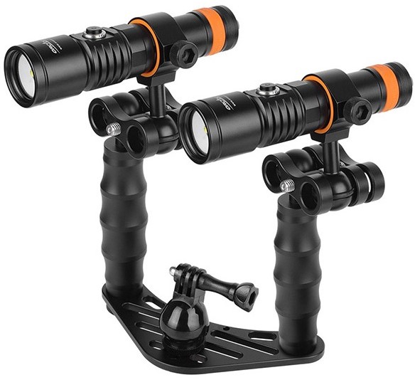 Orca 2 x D710V MK2 Videolampen set bij sublub