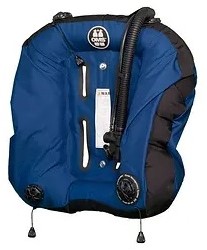 OMS Stainless Steel Comfort Harness III Signature System with Ocean Blue / Black Deep Ocean 2.0 Wing (~22,2 - 27,2 kg)