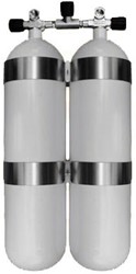 Steel Twinset 10 Litre 232Bar