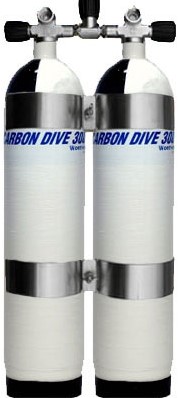 Carbon Twinset 6.8 Litre 300Bar