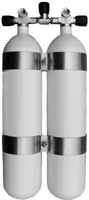 Steel Twinset 7 Litre 300Bar