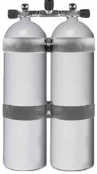 Aluminium Dubbelset 80 Cuft 200Bar