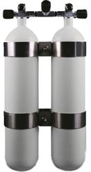 Steel Twinset 8.5 Litre 232Bar Wide