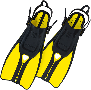 Ocean Reef Duo Fins  yellow S/M