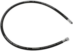 Regulator hose rubber   3/8 - black
