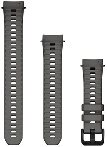 Garmin 20mm horlogebandjes (Instinct E – 40mm), Charcoal siliconen
