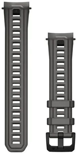 Garmin 22mm horlogebandjes (Instinct E – 45mm), Charcoal siliconen