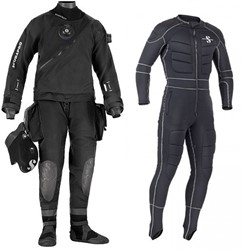 Scubapro Evertech met K2 onderpak Droogpakset