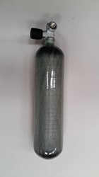 Fles Schietsport Carbon Met Kraan 3 Liter 300Bar
