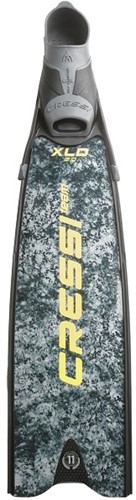 Cressi Gara Turbo Carbon Fins Xld Grey Camou 42/43