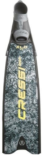 Cressi Gara Turbo Carbon Fins Xld Grey Camou 46/47