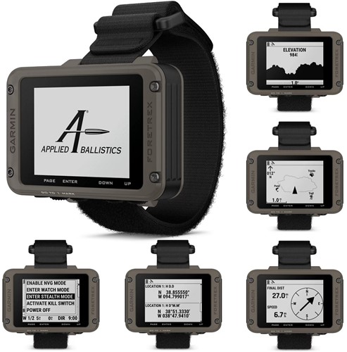 Garmin Foretrex 901 Ballistic Edition, GPS-navigatietoestel voor om de pols-2