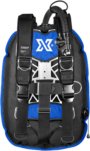 Xdeep Ghost Deluxe Wing Backplate Large BLUE