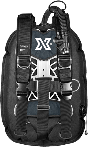 Xdeep Ghost Deluxe Wing Backplate Large DARKGREY
