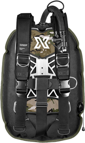Xdeep Ghost Deluxe Wing Backplate Small MULTICAM