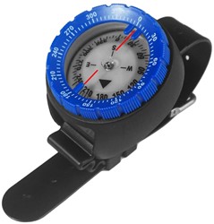 Tilos kompas met polsband blauw