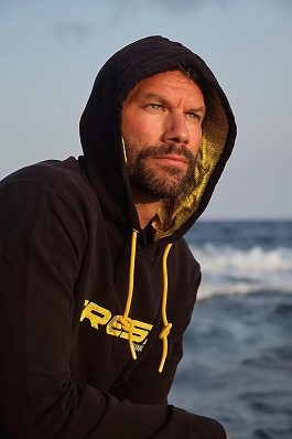Cressi Cressi Hoodie Unisex W/Zip Black/Yellow 