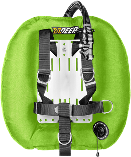 Xdeep Hydros 40 Dir , Ss Backplate LIME