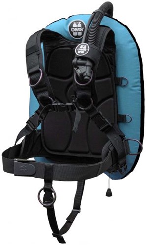 OMS M/L, MIAMI BLUE / BLACK IQ Lite PF Mono 32 lb (~14.5 kg)