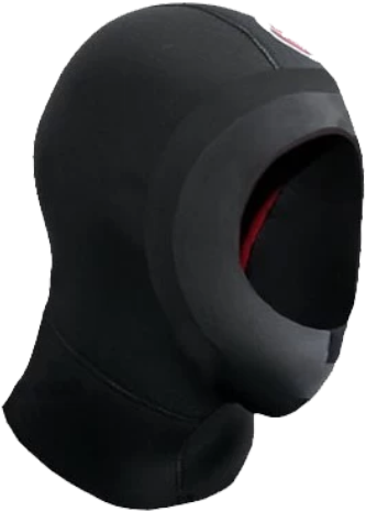 Santi Neoprene Hood 6mm with collar for full face mask 