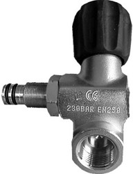 Valve 2nd Outlet Left 230Bar  Nitrox M26X2