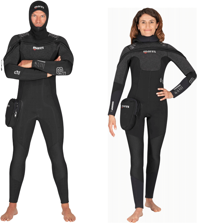 aluminium park filosofie Mares Wetsuit Pro Therm 8/7 Man Size 4 bij sublub