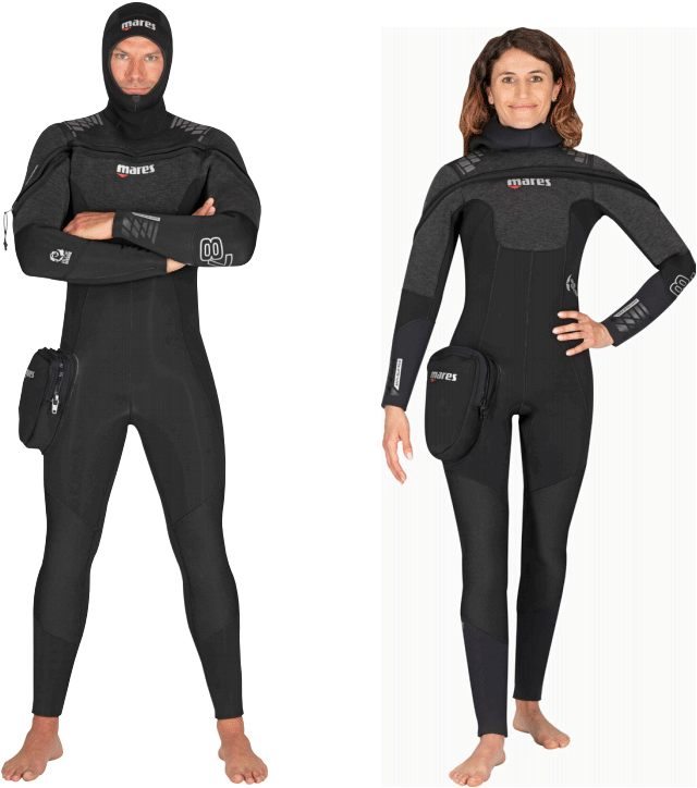 Mares Wetsuit Pro Therm 8/7 She Dives Size 6 bij sublub
