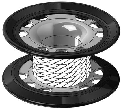 Mares XR-Line Cave/Finger SS316 Coated Spool