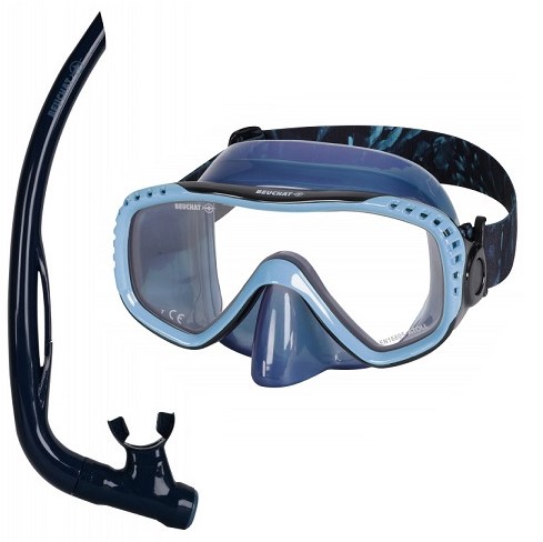 Beuchat Atoll Ms Set - Atoll Mask + Purge Snorkel SPRING BLUE